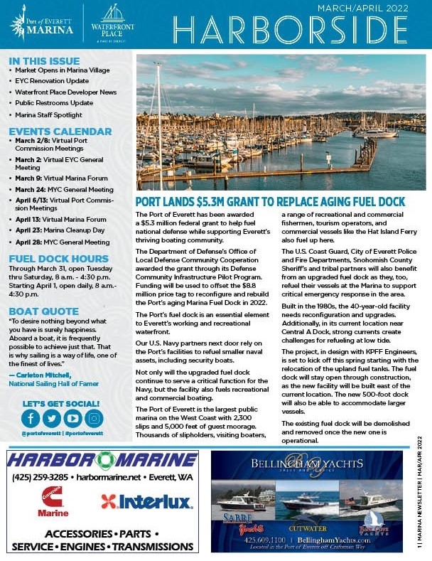 March-April Harborside Front Cover